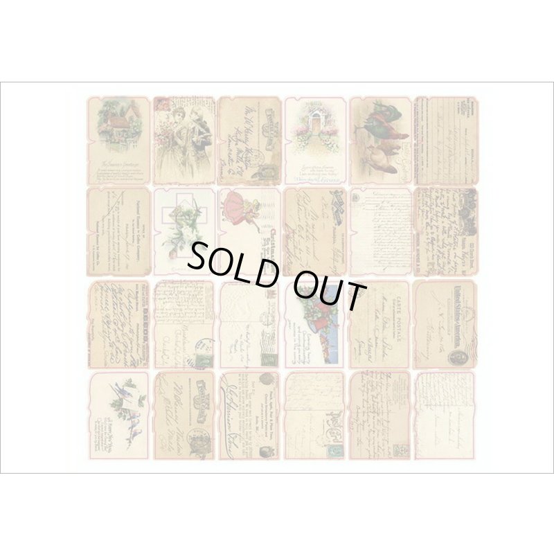 画像7: 長方形のいろいろシール＊祝福＊柄違い24枚＊光沢シール＊箱入り＊海外製