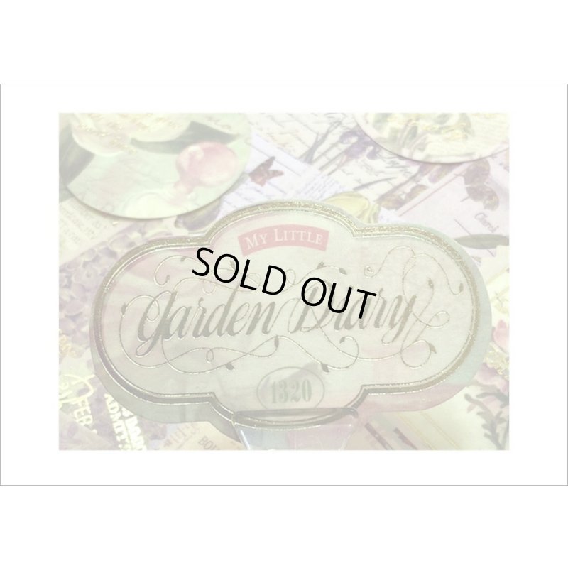 画像4: 箔押し＊レトロステッカーセット＊フラワー＊40枚＊海外製