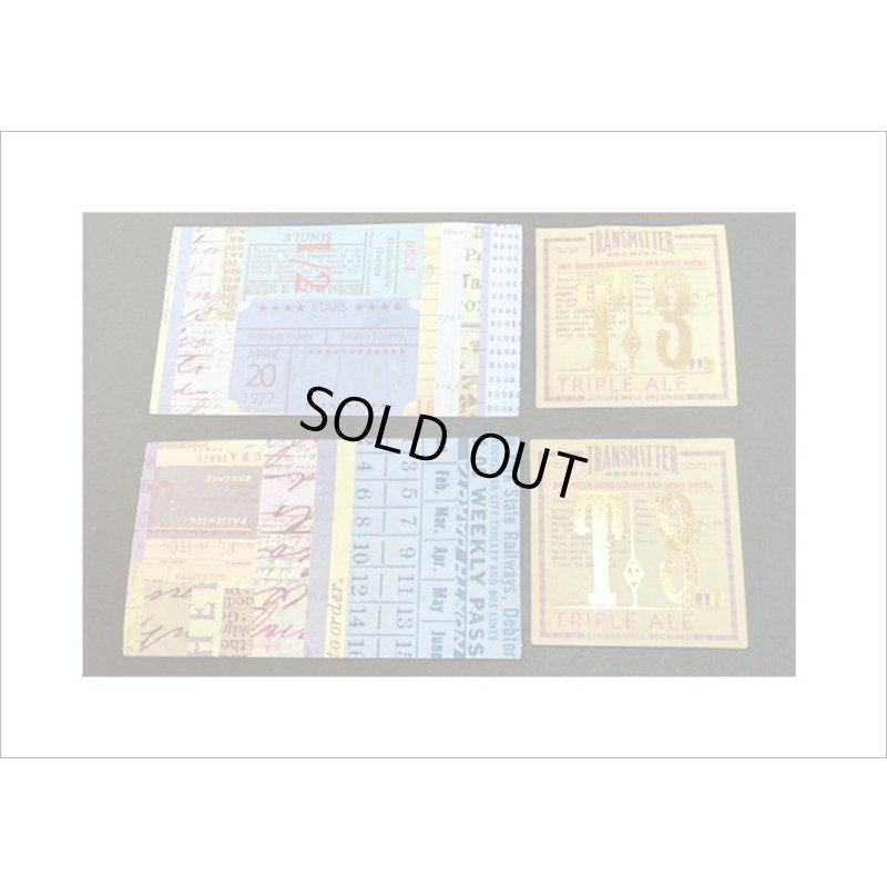 画像8: 箔押し＊レトロステッカーセット＊ラベル＊40枚＊海外製