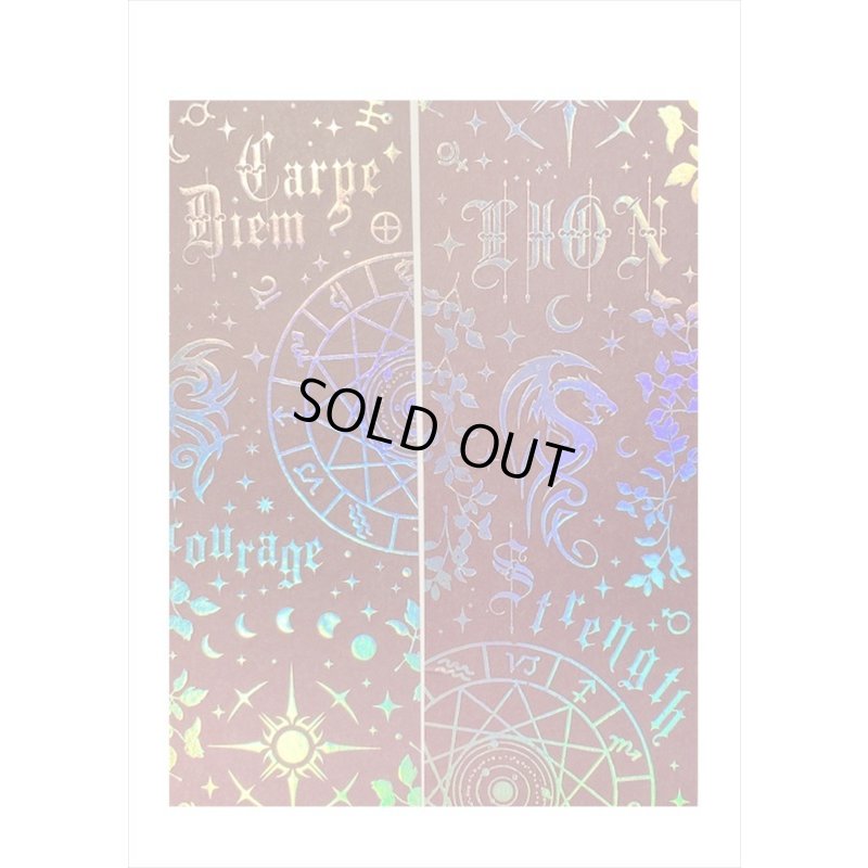 画像3: ホログラム＊勇気・レッド＊魔法入門＊はく離式＊海外マステ