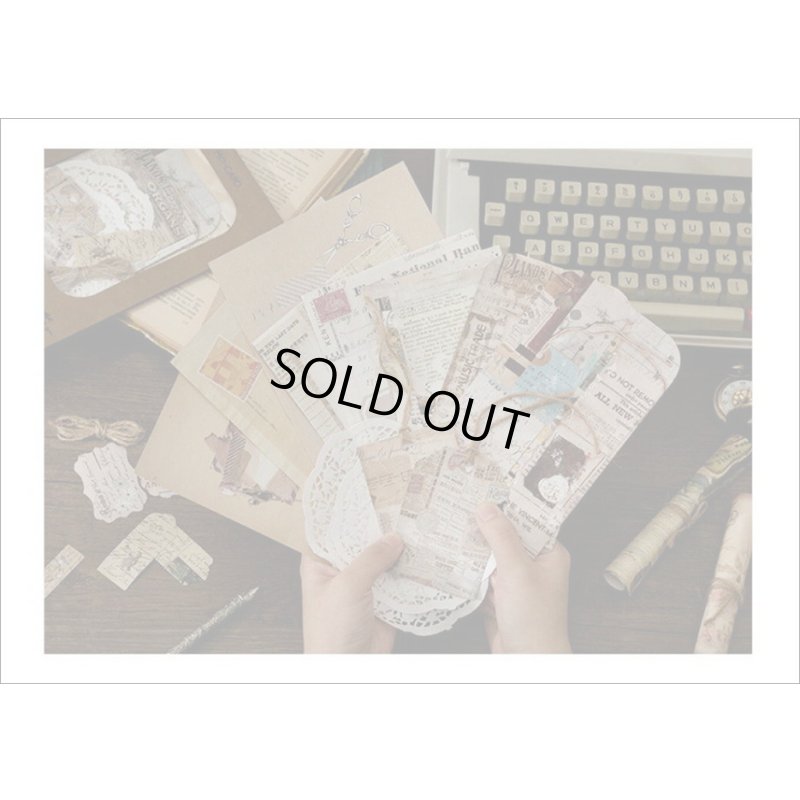 画像16: 窓付き＊クラフト封筒＊モダン＊紙モノいろいろセット＊レースペーパー付＊海外製