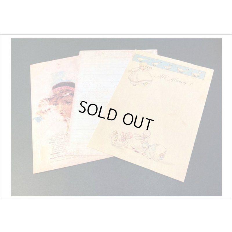 画像5: 窓付き＊クラフト封筒＊モダン＊紙モノいろいろセット＊レースペーパー付＊海外製