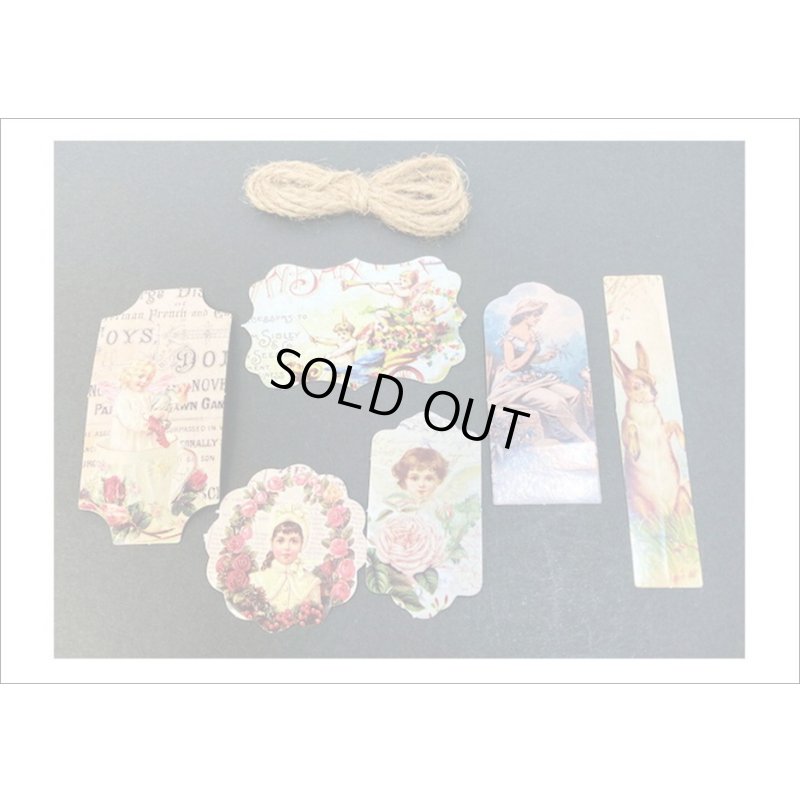 画像9: 窓付き＊クラフト封筒＊モダン＊紙モノいろいろセット＊レースペーパー付＊海外製