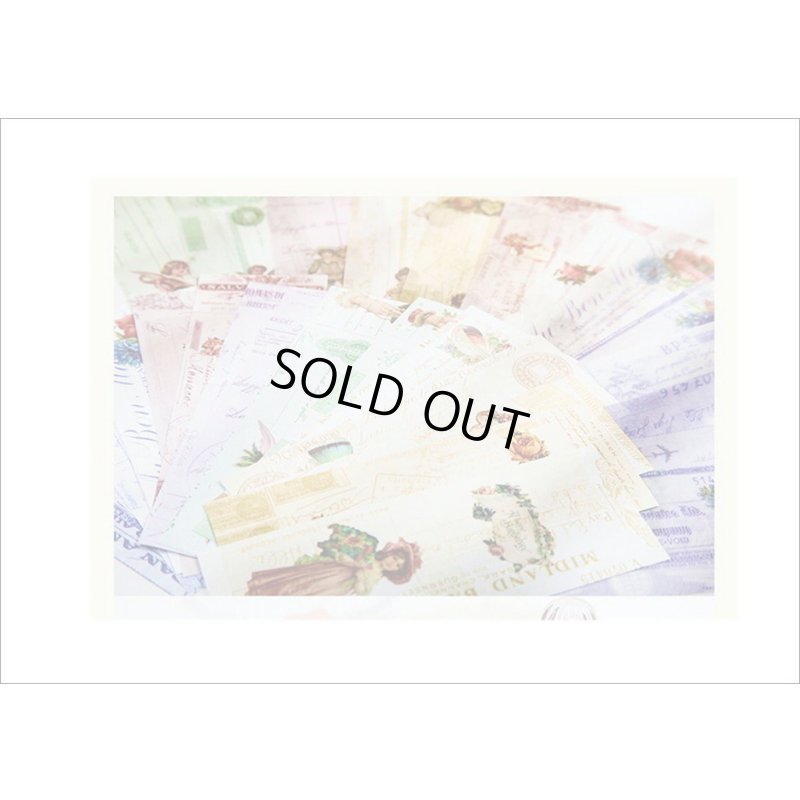 画像12: ざっくり伝票風＊ヨーロッパの旅＊トレペ入り＊30枚＊海外製