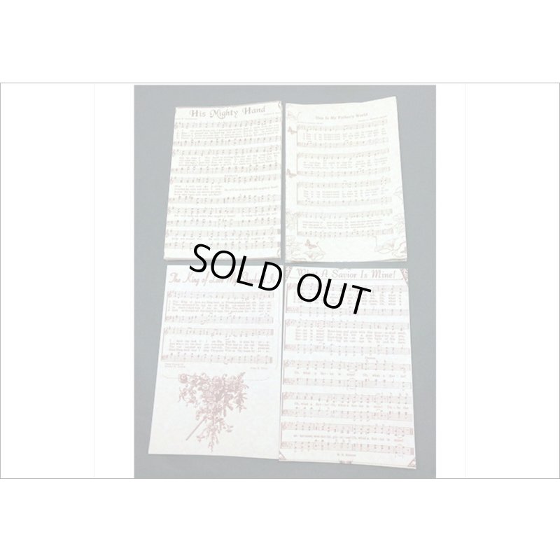 画像5: オシャレなブック風シール＊バラと楽譜＊PVC入り25枚＊海外製