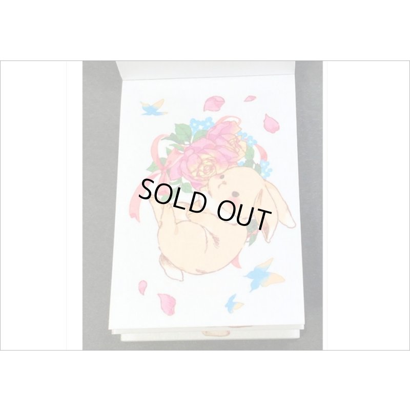 画像6: ミニ♪和紙シールブック＊アニマルフラワー🐰＊柄違い50枚＊ 海外製