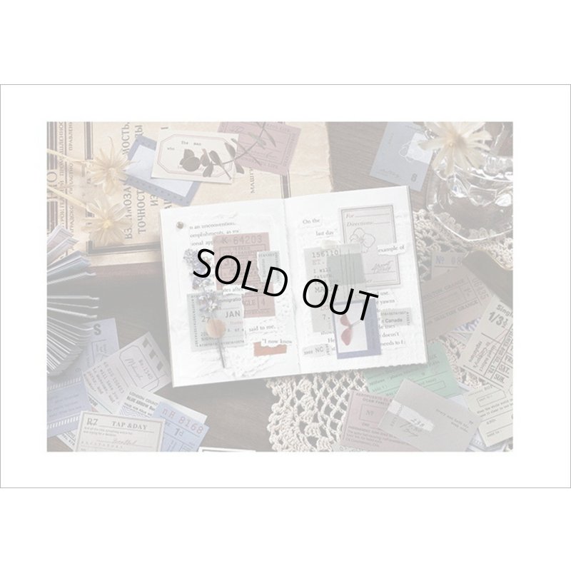 画像12: ミニ♪和紙シールブック＊チケット＊柄違い50枚＊ 海外製