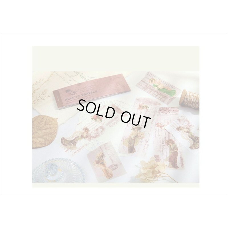 画像4: ざっくり伝票風＊ヨーロッパの旅＊トレペ入り＊30枚＊海外製