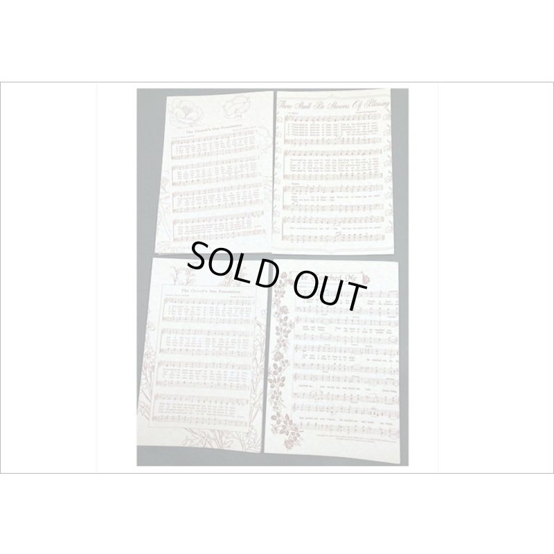 画像6: オシャレなブック風シール＊バラと楽譜＊PVC入り25枚＊海外製