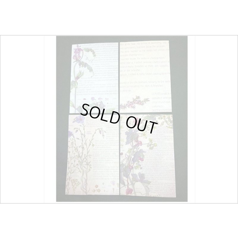 画像5: オシャレなブック風シール＊蝶々と花＊PVC入り25枚＊海外製