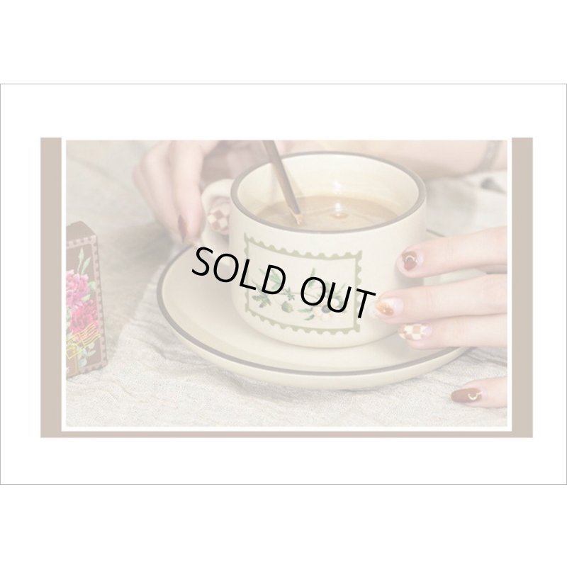 画像17: 切手型フレーム付＊ブラウン・秘密の花園＊PETシール＊50枚＊箱入り＊海外製