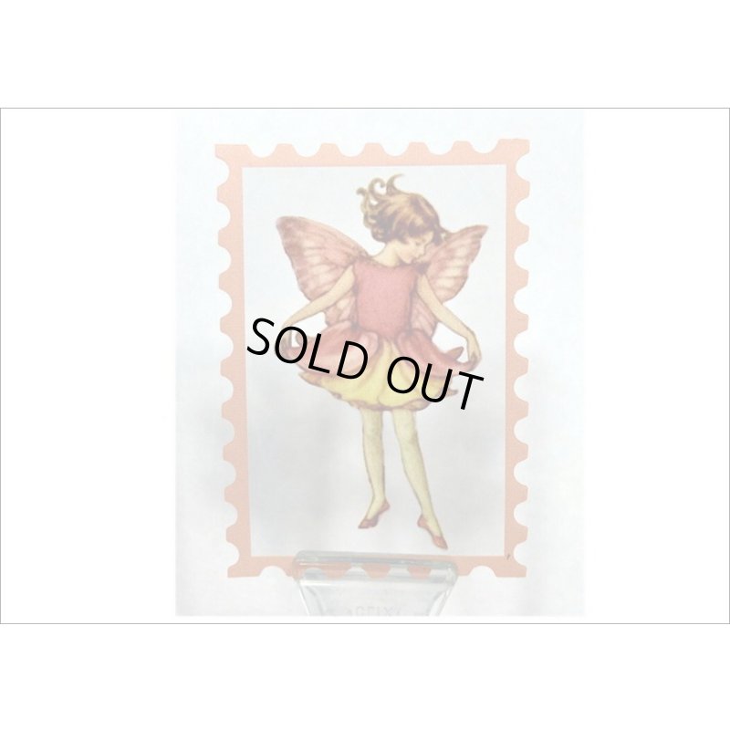 画像5: 切手型フレーム付＊グリーン・花の妖精＊PETシール＊50枚＊箱入り＊海外製