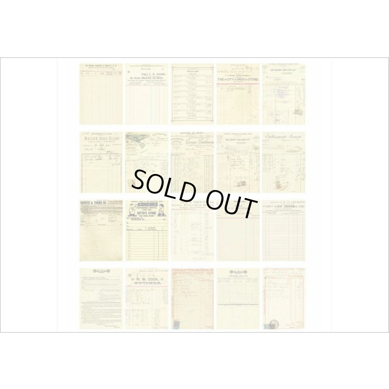 画像10: ヴィンテージ風ペーパーセット＊明細書＊60枚＊海外製