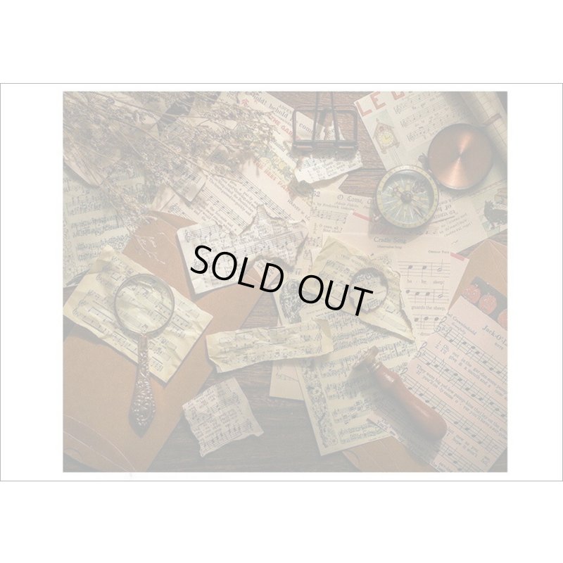 画像11: ヴィンテージ風ペーパーセット＊楽譜＊60枚＊海外製