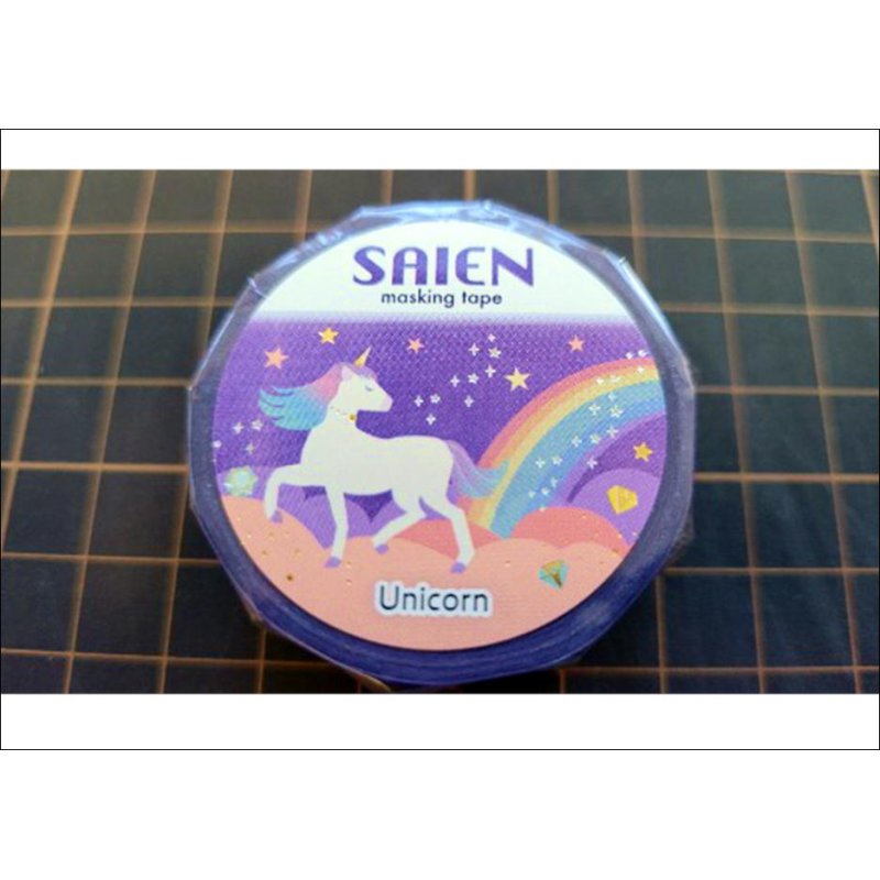 画像1: 「Unicorn」　SAIEN　彩宴　銀箔　金箔　マスキングテープ