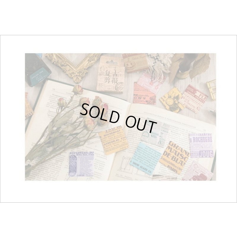 画像12: ヴィンテージ記事＊光沢シール＊46枚＊箱入り＊海外製