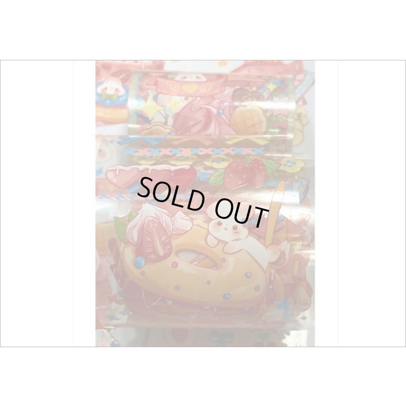 画像5: スイーツ大好きアニマル💓ピンク・うさぎ✿PETテープ＊特殊インク＊はく離式＊海外マステ クリックポスト不可