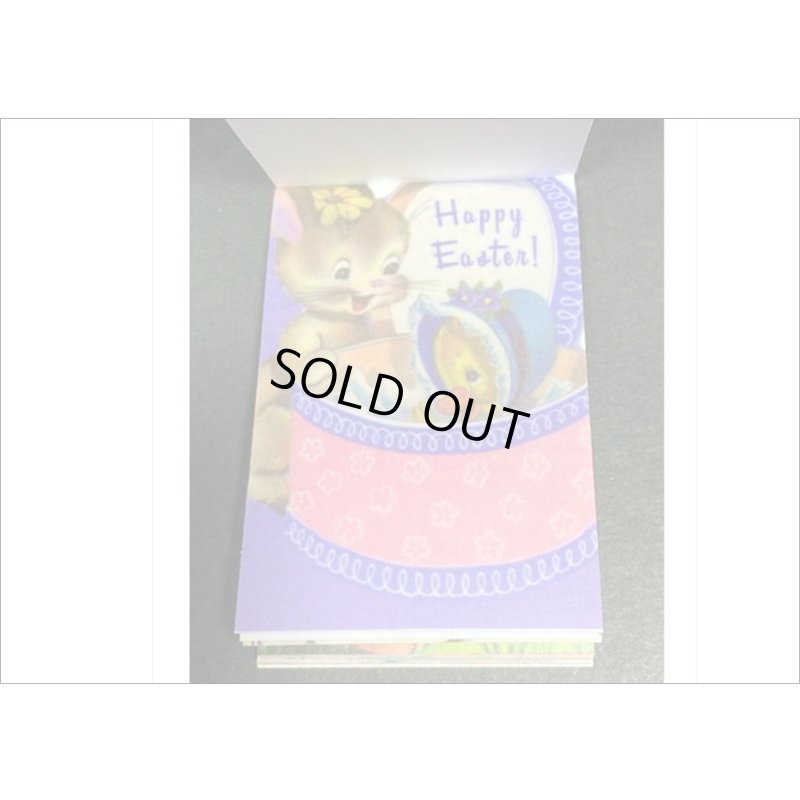 画像7: miniシールブック＊グレー・うさぎ＊50枚＊海外製