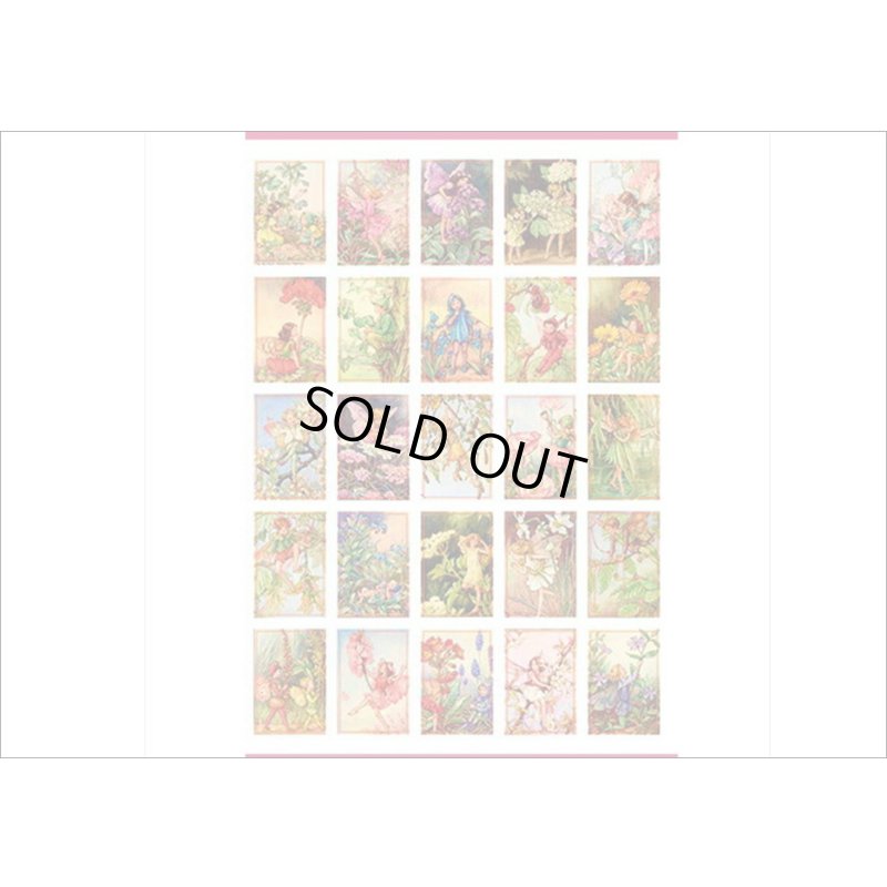 画像11: miniシールブック＊サーモンピンク・花の妖精＊50枚＊海外製