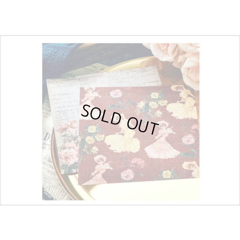画像8: 紙モノ好きにはたまらない＊ロマンティック＊パターンペーパー＊24枚＊海外製