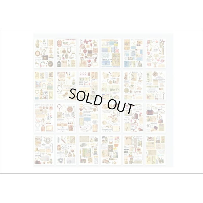 画像16: 50シート❕大きな和紙シール帳＊クラシカル＊海外製