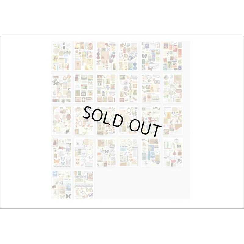 画像15: 50シート❕大きな和紙シール帳＊クラシカル＊海外製