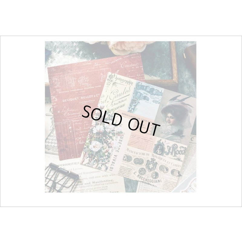 画像5: 紙モノ好きにはたまらない＊ロマンティック＊パターンペーパー＊24枚＊海外製