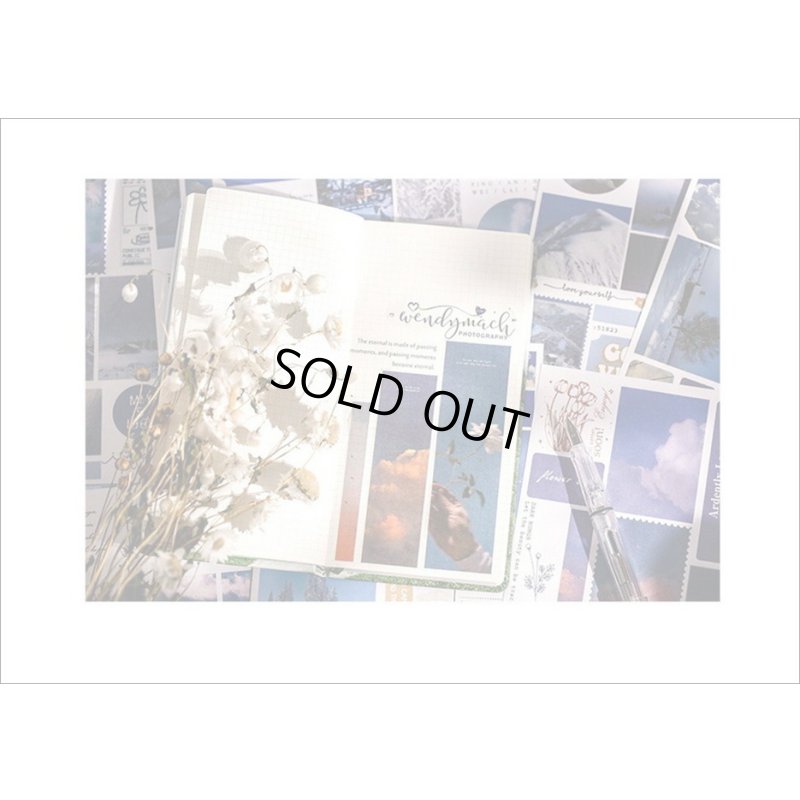 画像15: 50シート❕大きな和紙シール帳＊空＊海外製