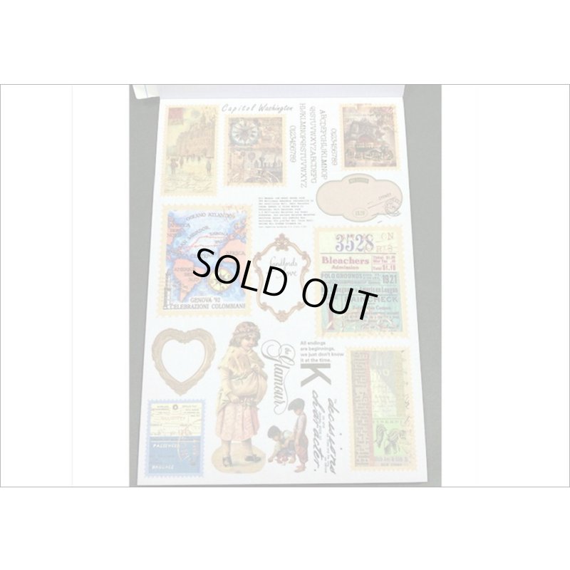 画像5: 50シート❕大きな和紙シール帳＊クラシカル＊海外製