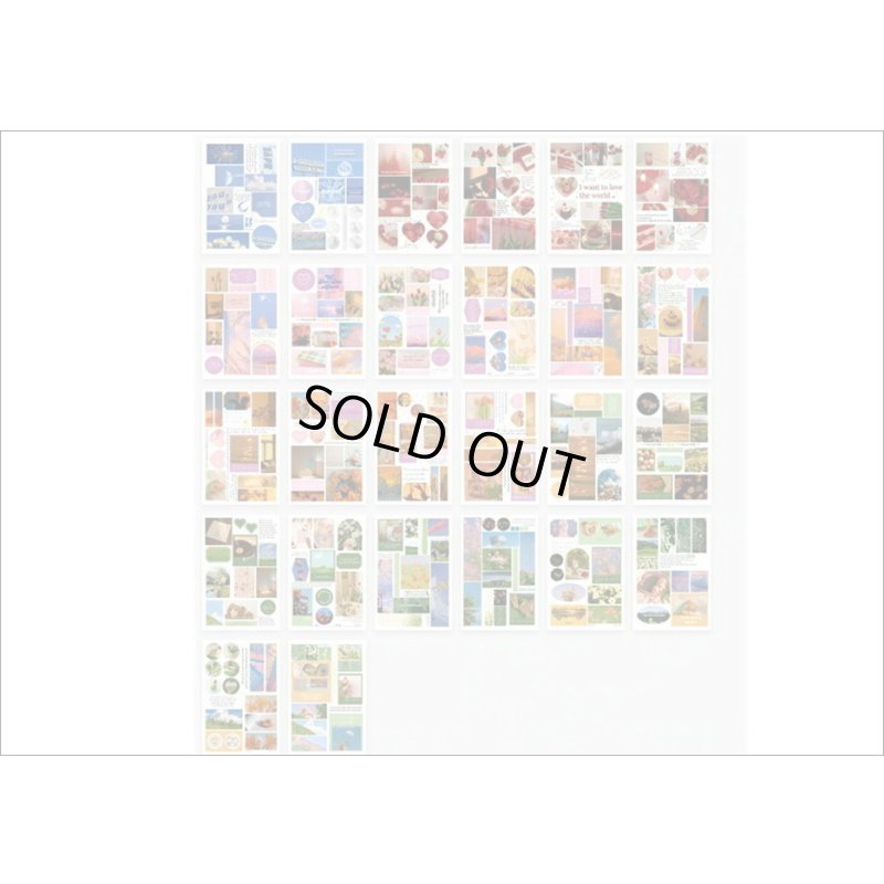 画像18: 50シート❕大きな和紙シール帳＊空＊海外製