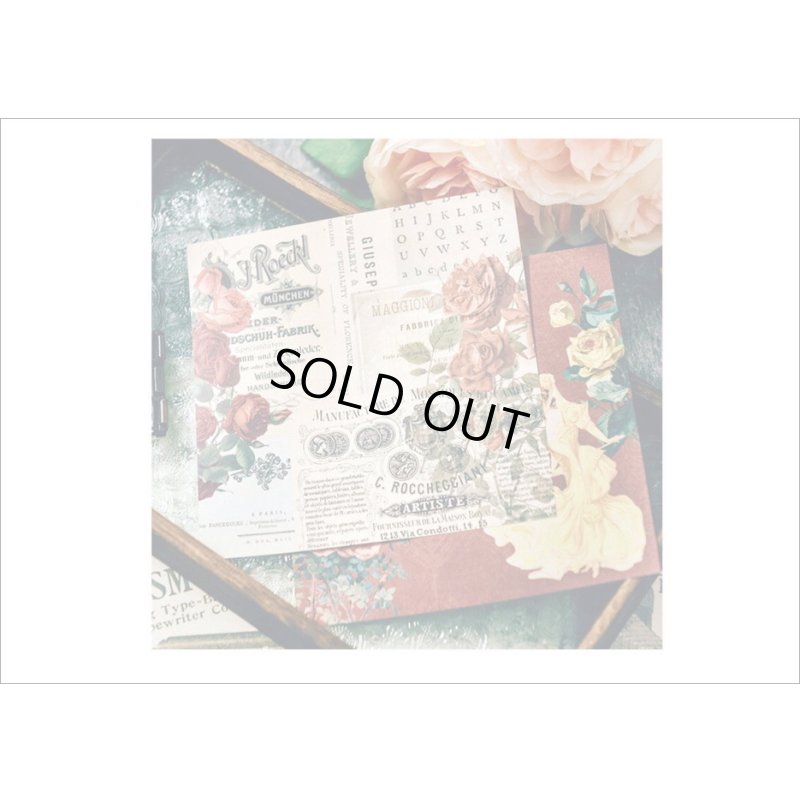 画像9: 紙モノ好きにはたまらない＊ロマンティック＊パターンペーパー＊24枚＊海外製