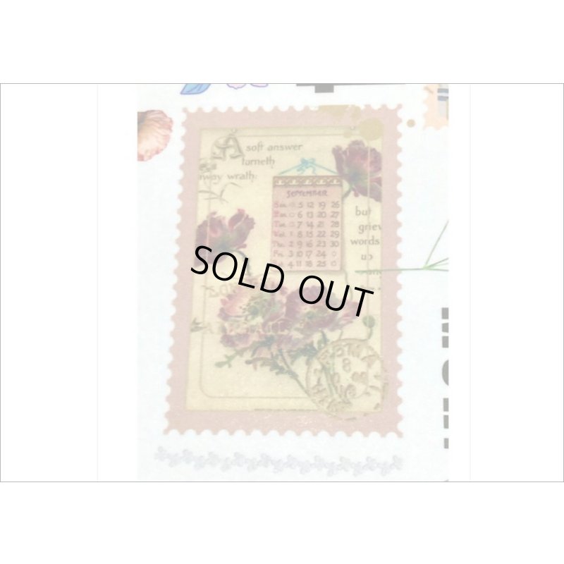 画像13: 50シート❕大きな和紙シール帳＊フラワーコレクション＊海外製