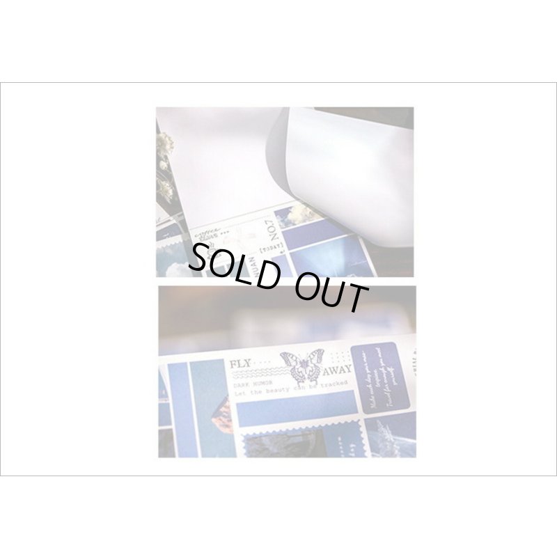 画像16: 50シート❕大きな和紙シール帳＊空＊海外製