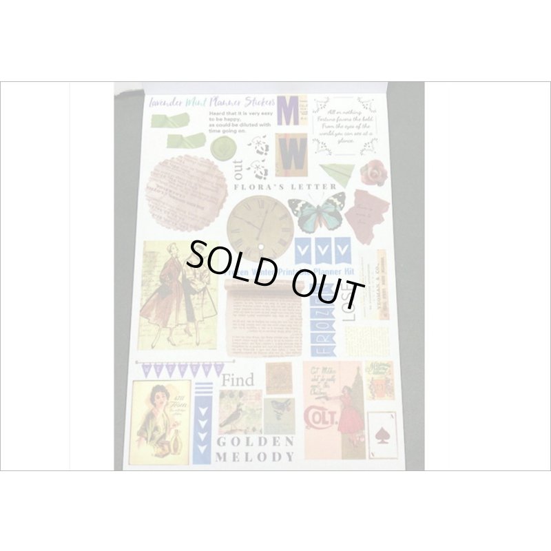 画像7: 50シート❕大きな和紙シール帳＊クラシカル＊海外製