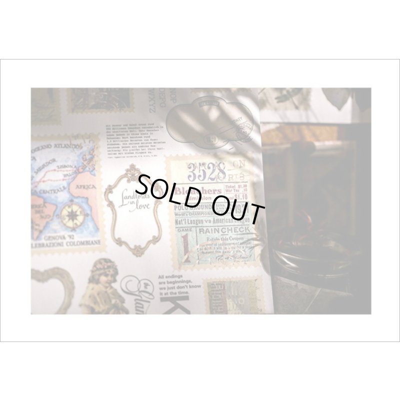 画像13: 50シート❕大きな和紙シール帳＊クラシカル＊海外製