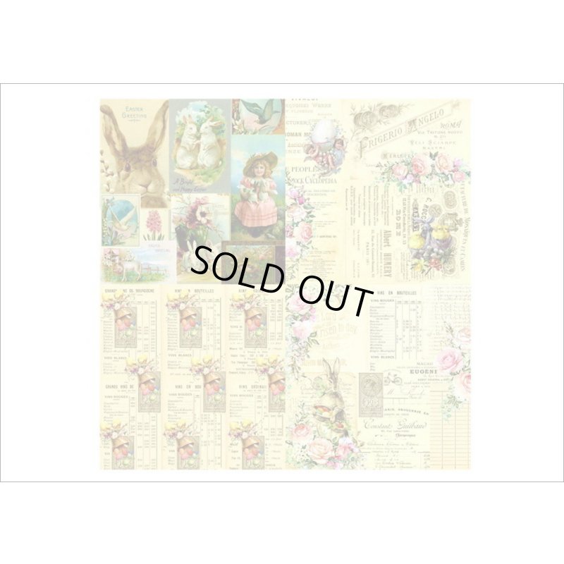 画像3: 紙モノ好きにはたまらない＊イースター＊パターンペーパー＊24枚＊海外製