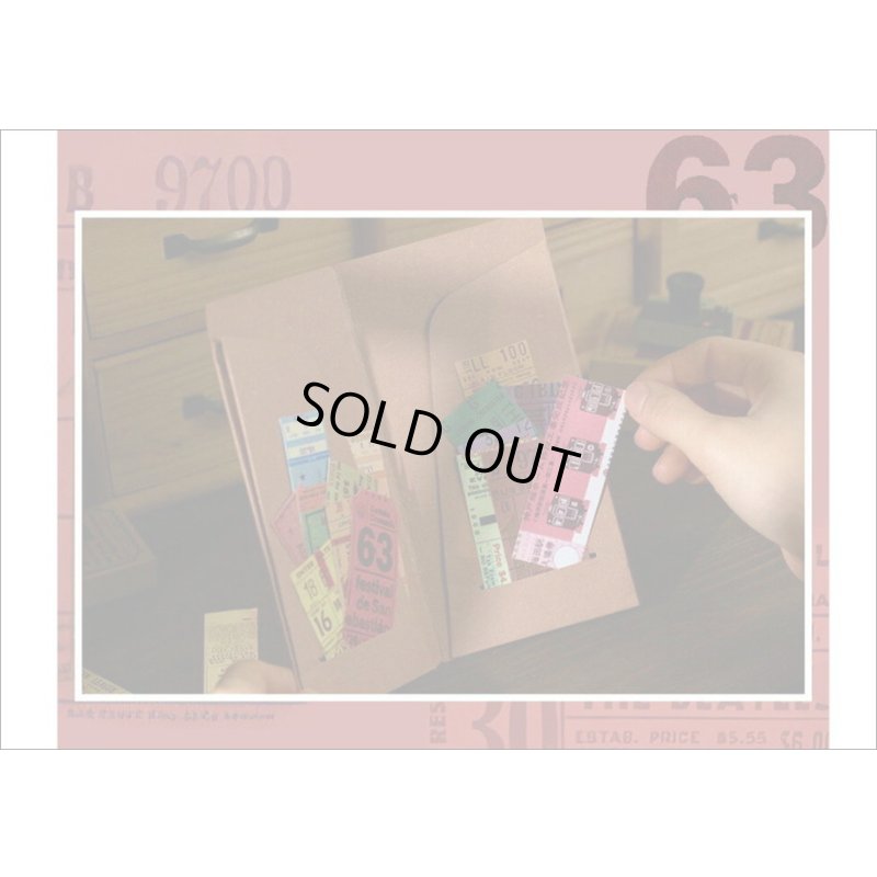 画像15: 玉紐付きミニBOX💓＊No.2・オレンジ＊チケット＊シール＊海外製