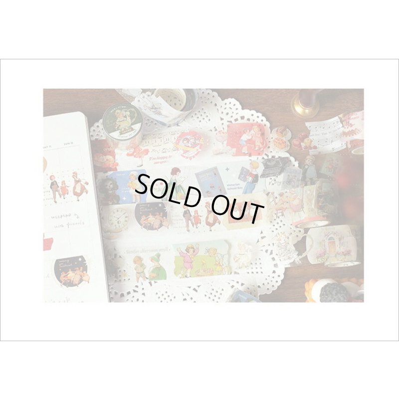 画像9: おとぎ話💓ブルー・夜の図書館✿PETテープ＊はく離式＊海外マステ　クリックポスト不可