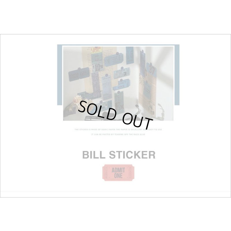 画像3: 玉紐付きミニBOX💓＊No.5・ブルー＊チケット＊シール＊海外製