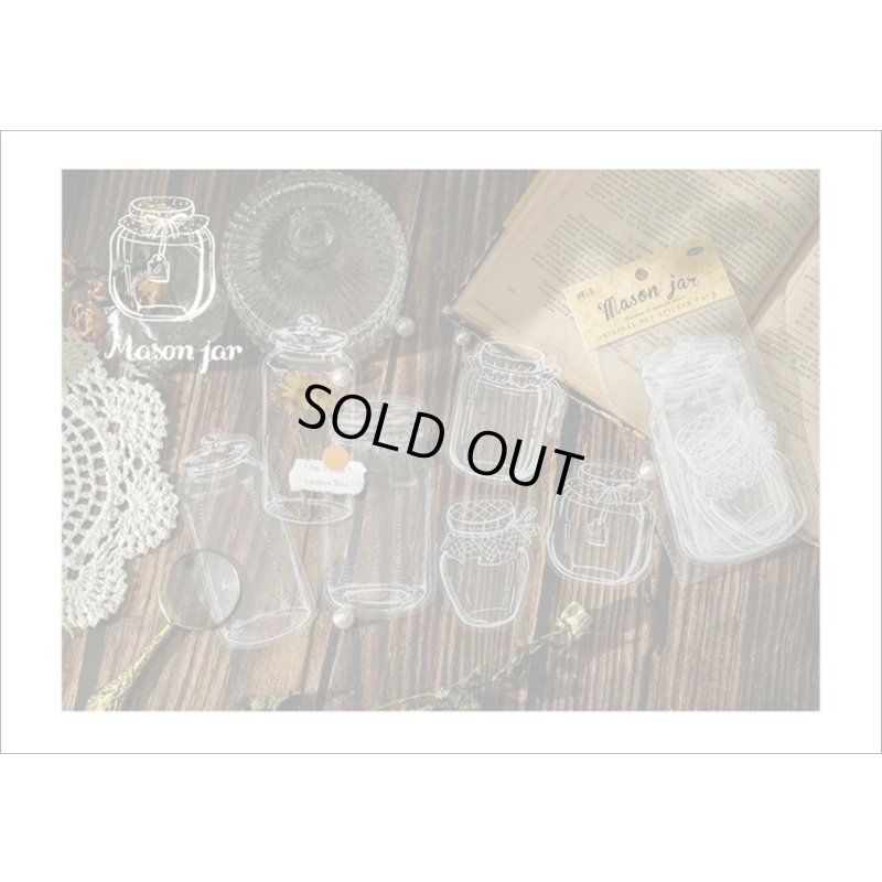 画像3: いろんなボトル♪メイソンジャー＊防水＊PETシール＊20枚＊海外製