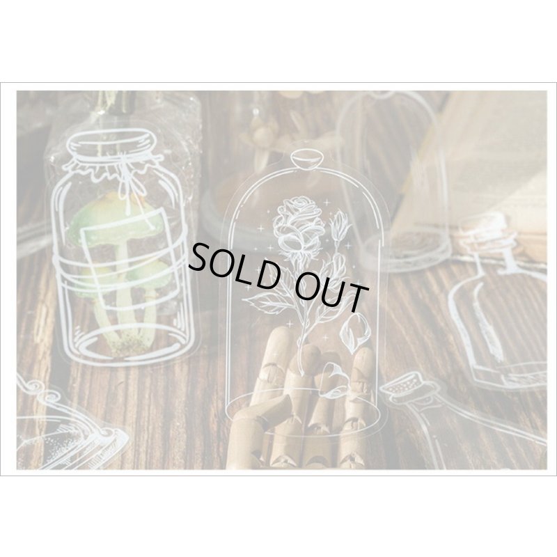 画像15: いろんなボトル♪漂流瓶＊防水＊PETシール＊20枚＊海外製