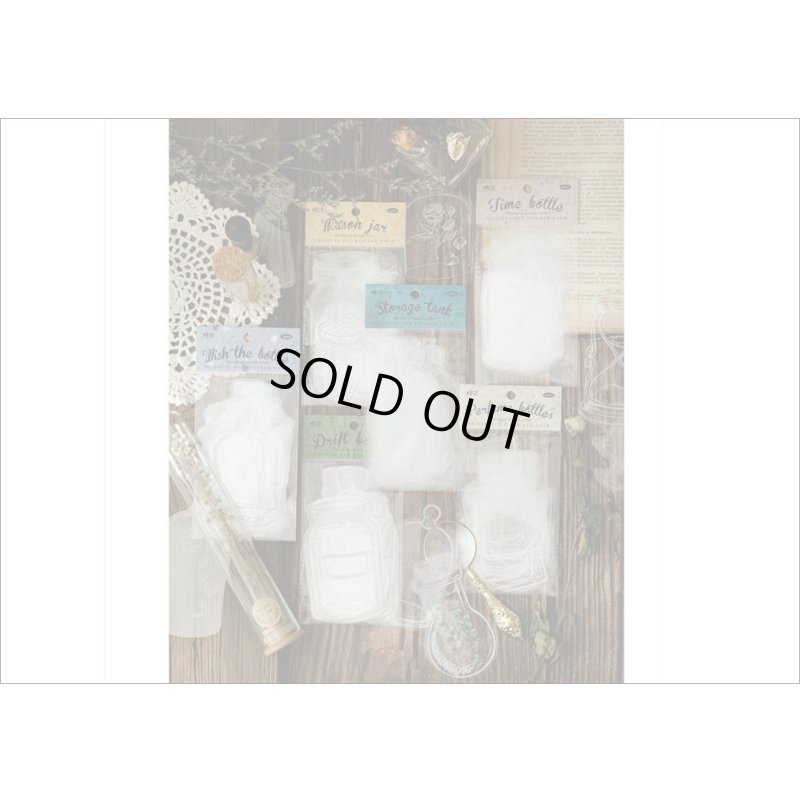 画像17: いろんなボトル♪漂流瓶＊防水＊PETシール＊20枚＊海外製