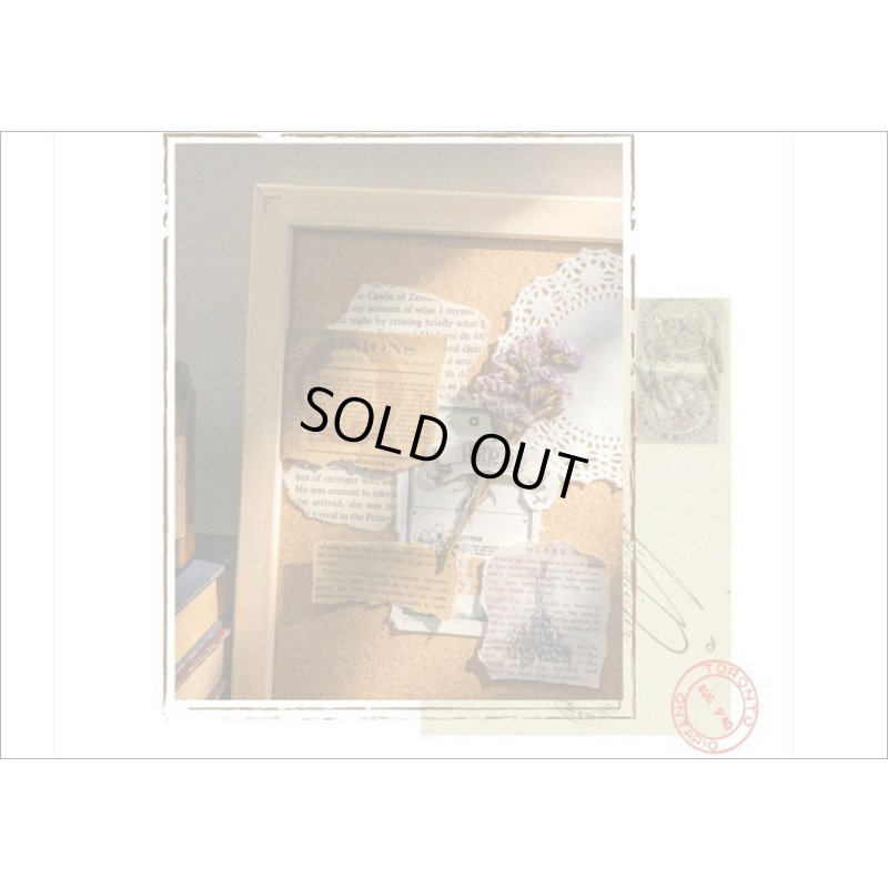 画像13: コーヒー染め風＊2種のペーパーセット＊マンデリン・明細書＊20枚＊海外製