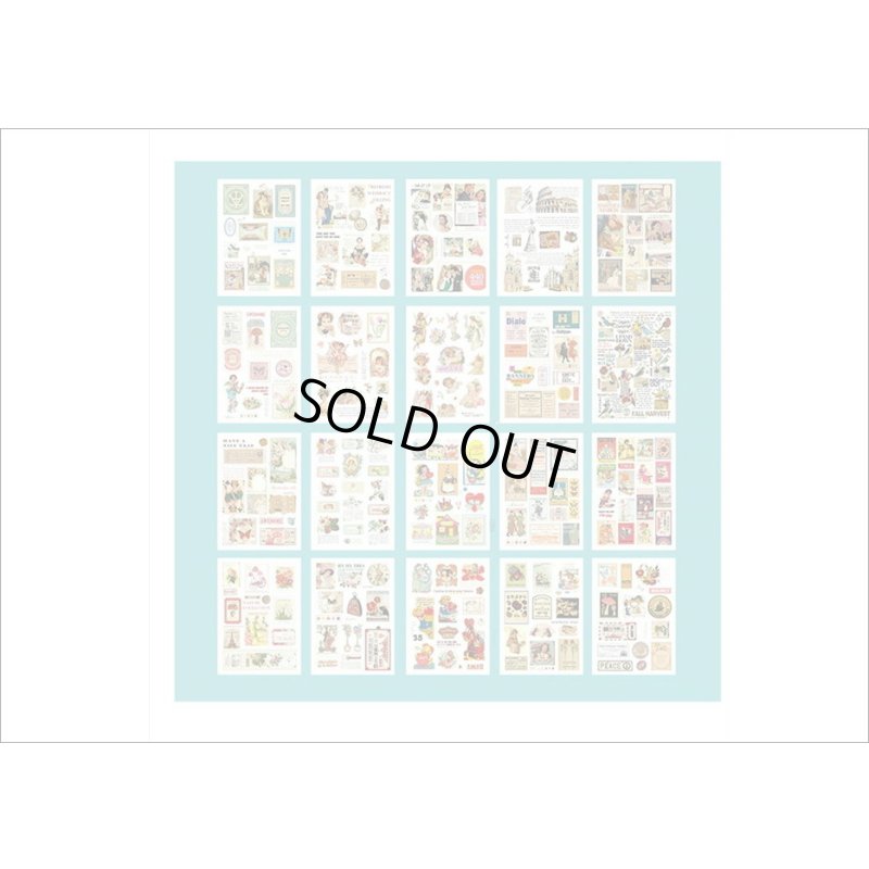 画像15: 3種のシール帳💓ロマンス＊20シート＊海外製