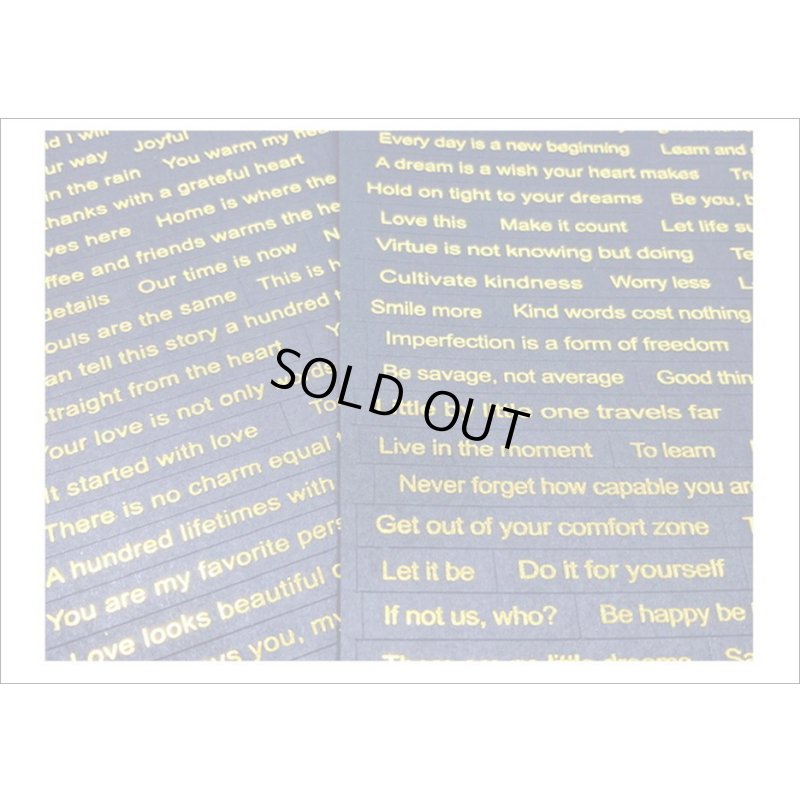 画像3: ゴールド＊528ピース＊英文だらけ♪＊8シート入り＊海外製