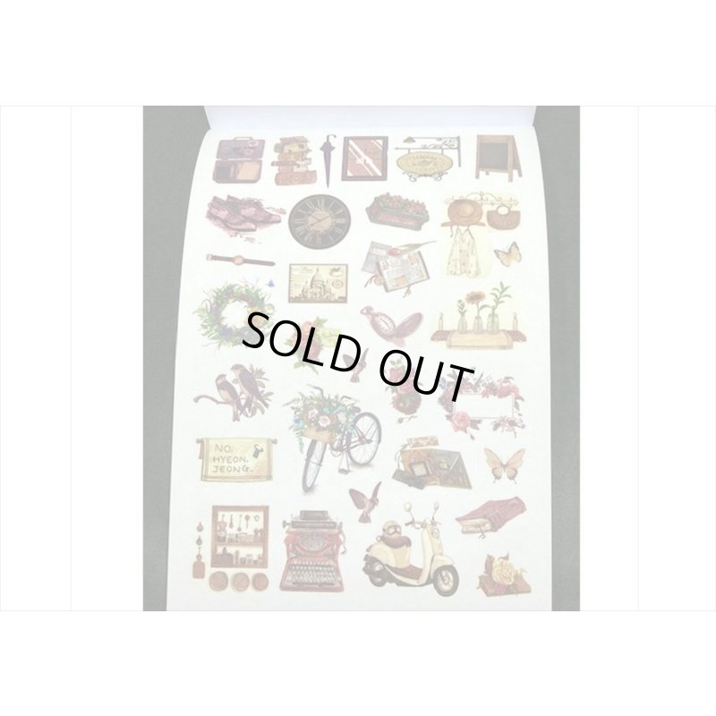 画像3: 50シート❕大きな和紙シール帳＊レッド・Neon＊海外製