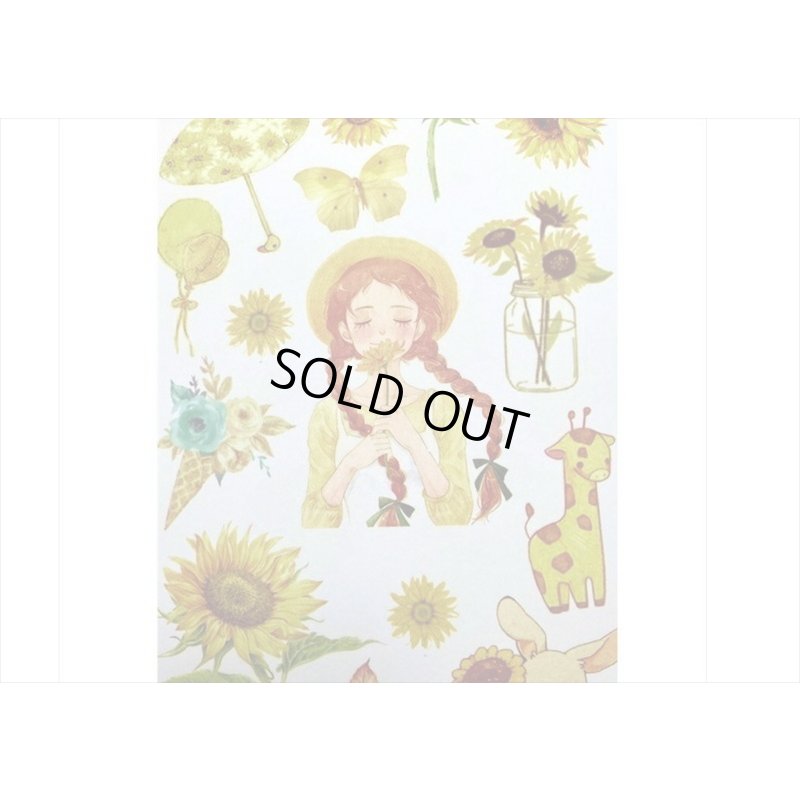 画像12: 50シート❕大きな和紙シール帳＊グリーン・Song＊海外製