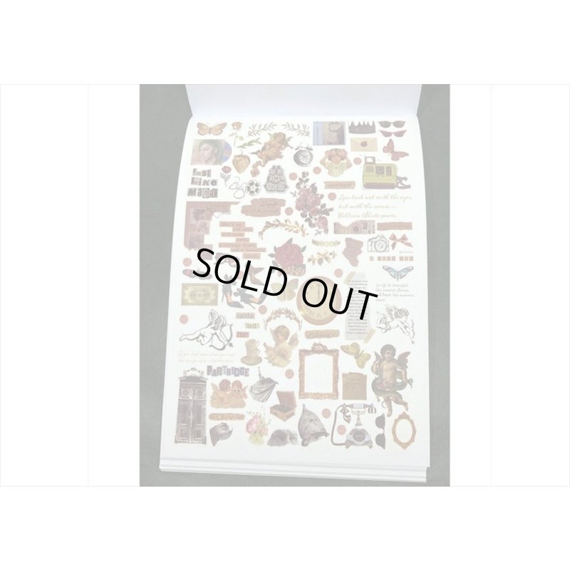 画像5: 50シート❕大きな和紙シール帳＊レッド・Neon＊海外製