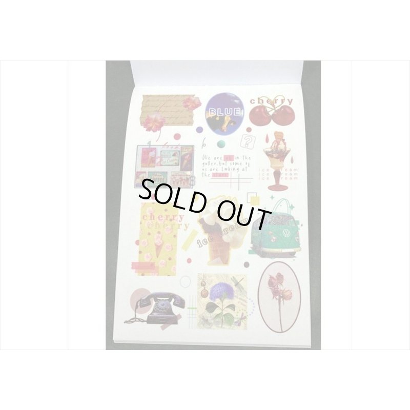 画像6: 50シート❕大きな和紙シール帳＊レッド・Neon＊海外製