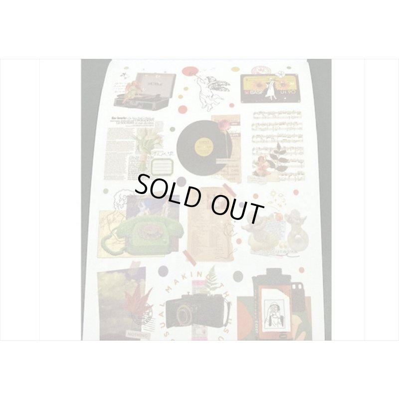 画像8: 50シート❕大きな和紙シール帳＊レッド・Neon＊海外製